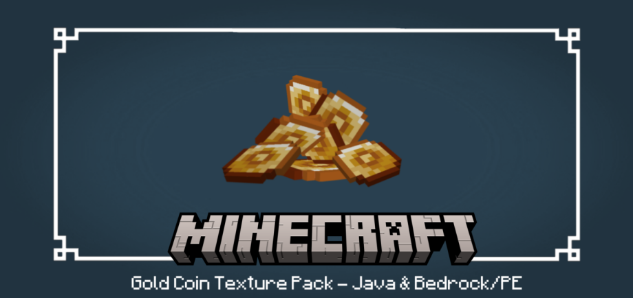 Thumbnail: Gold Coin Texture Pack | Java Edition & Bedrock Edition