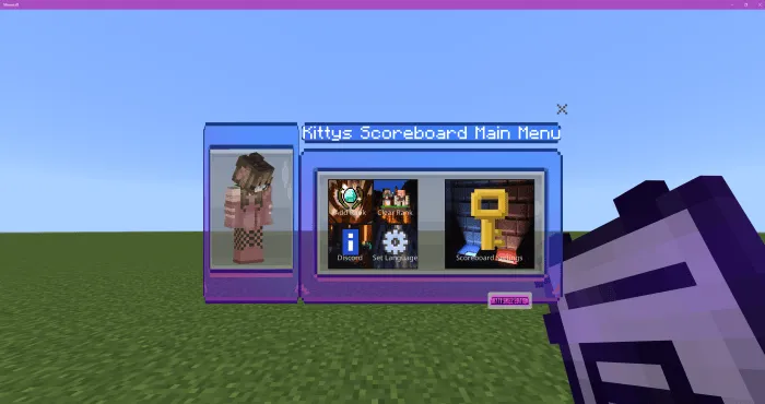 Kitty's Scoreboard Main Menu: Screenshot