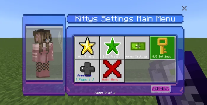 Settings Main Menu: Screenshot 2