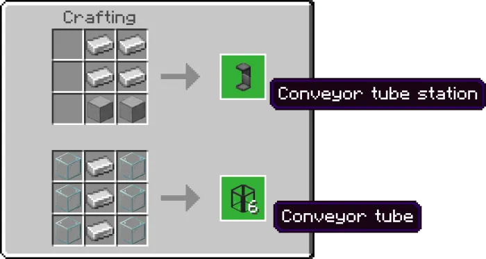 Conveyor Tube Recipe
