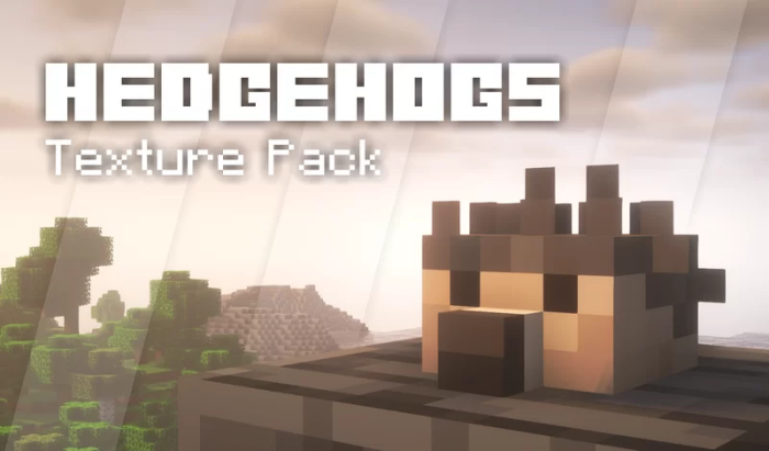 Hedgehogs Texture Pack Banner