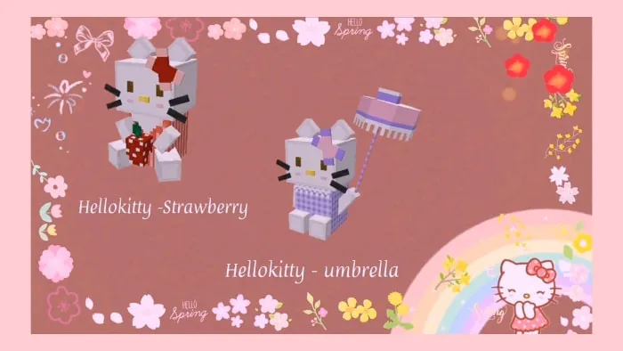 Hello Kitty Plushies Models 1