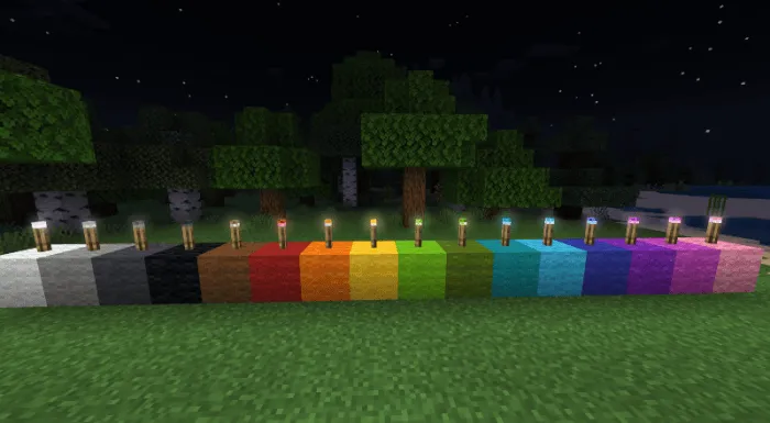 Colored Torches: Screenshot 1