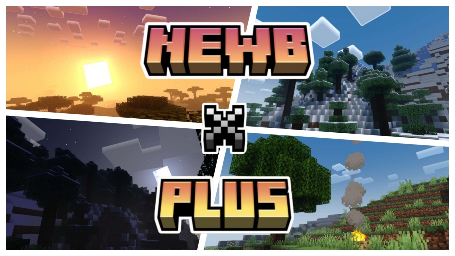 Thumbnail: Newb X Plus Shader | Supports RenderDragon [ UPDATE V1.1 ]