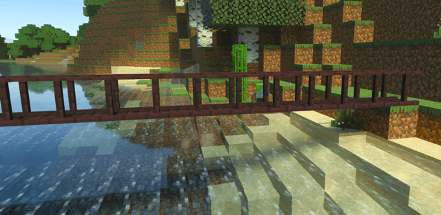 Nether Brick Bridge: Screenshot