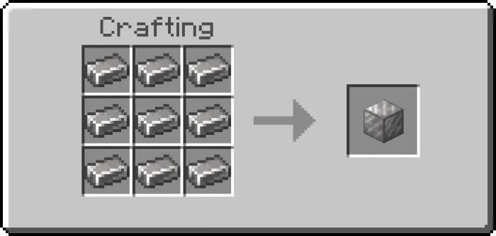 Steel Block Recipe