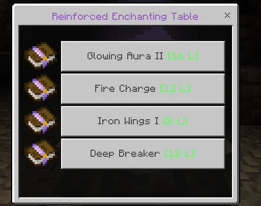 Deepslate Enchantment Table: Screenshot 1