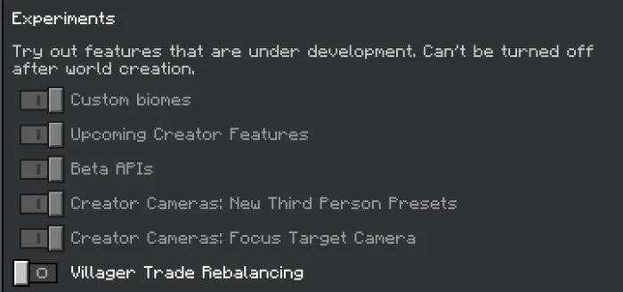 Required Experiments for The Silk Road Addon
