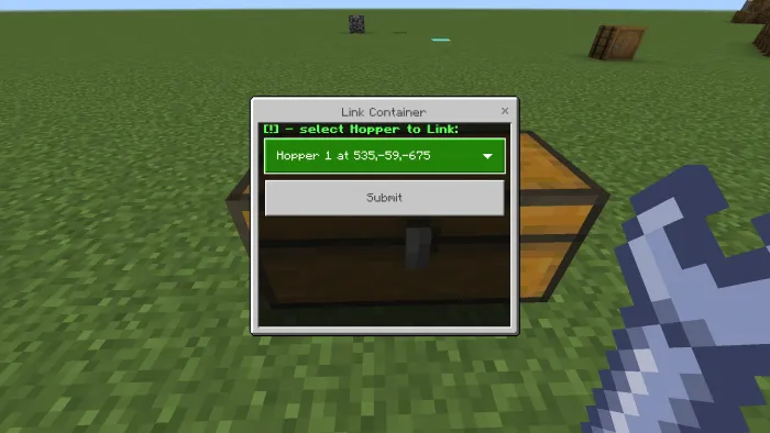 Linked Containers System: Screenshot 1