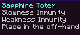 Sapphire Totem