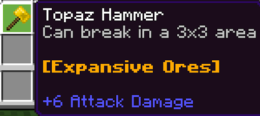 Topaz Hammer Description