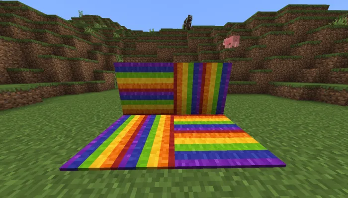 Rainbow Wool and Carpet: Screenshot