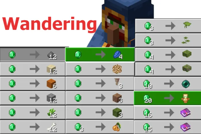 New Wandering Trader Trades