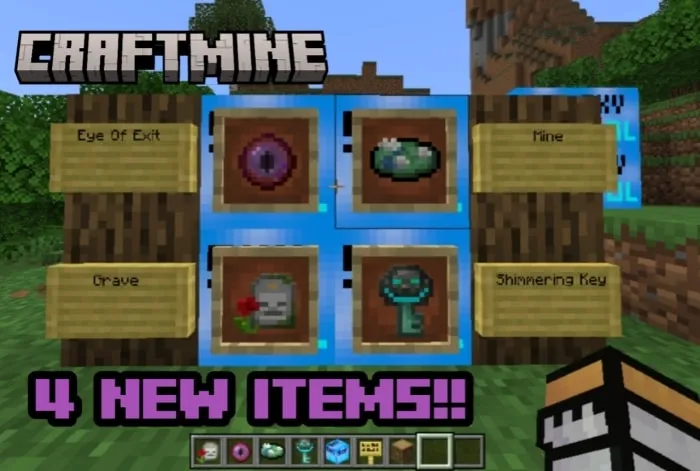 4 New Items: Screenshot