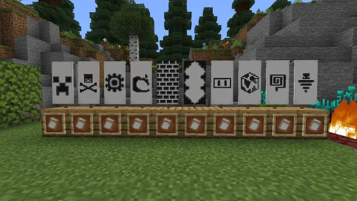 Old Banner Patterns: Screenshot