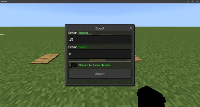 Boost Menu: Screenshot 1