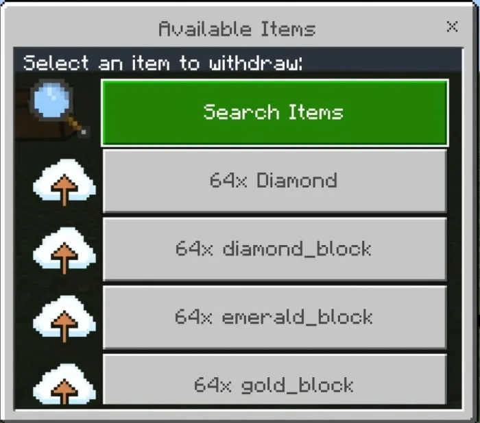 Storage Addon: Screenshot 4