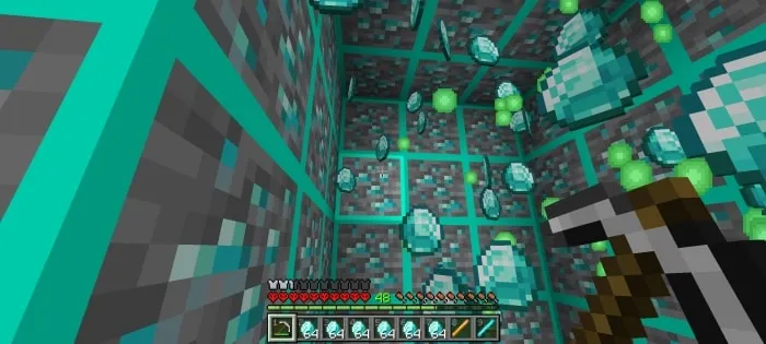 Ultimate Veinminer Usage: Screenshot 1