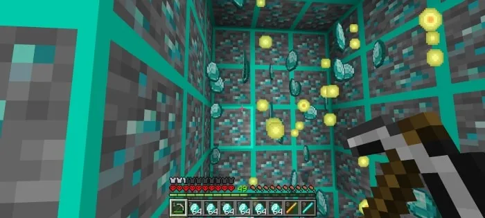 Ultimate Veinminer Usage: Screenshot 2