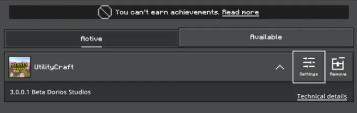 UtilityCraft Behavior Pack