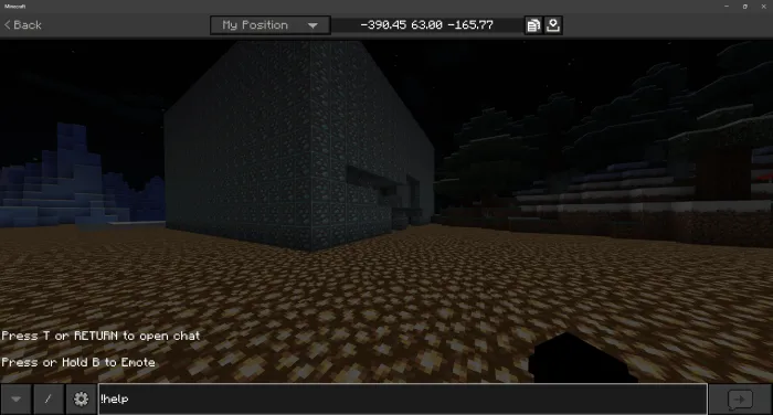 New Commands: Screenshot 1