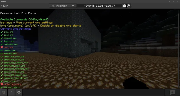 New Commands: Screenshot 3