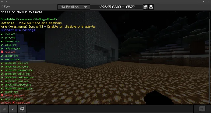 New Commands: Screenshot 5