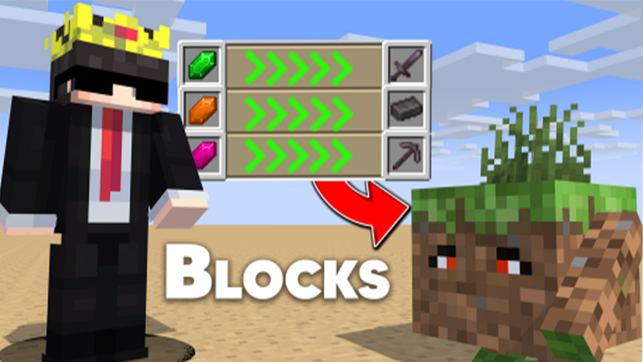Thumbnail: Minecraft but You Can Trade With Blocks