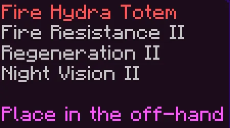 Fire Hydra Totem