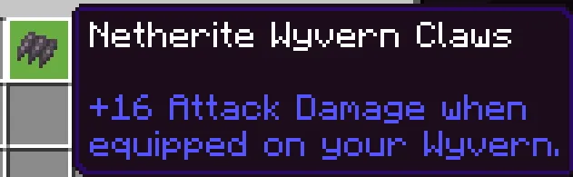 Netherite Wyvern Claws