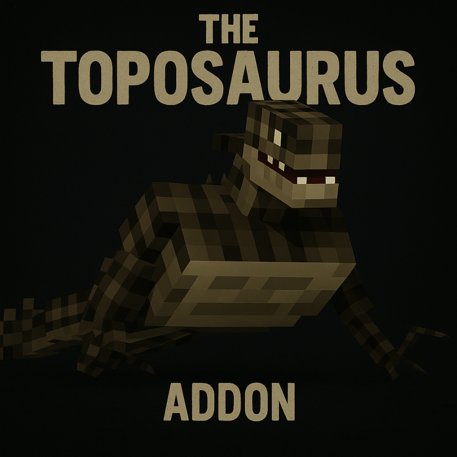 Thumbnail: Toposaurus Addon for Minecraft 🦖