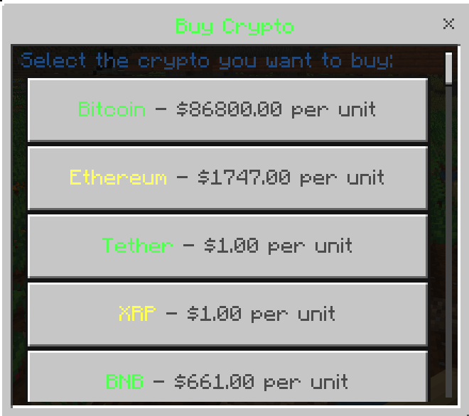 Virtual Crypto System screenshot 2
