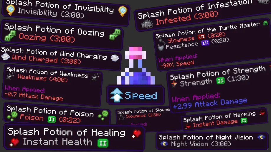 Effect Icons Texture Pack For Minecraft