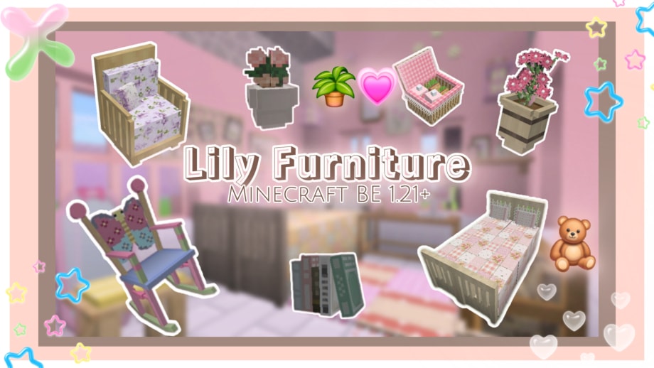 Thumbnail: Lily Furniture V1 Aesthetic Cottage Furniture 1.21.60+🩷🥀