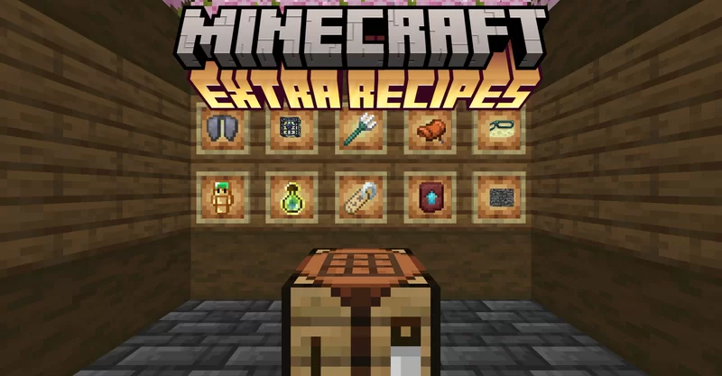 Thumbnail: Extra Recipes v1.0 - Minecraft BE / PE