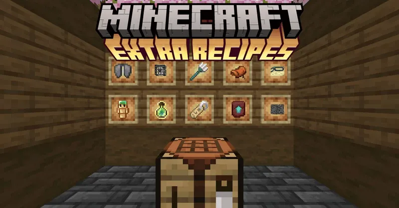Thumbnail: Extra Recipes v1.0 - Minecraft BE / PE