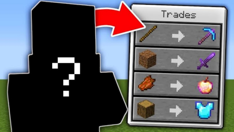 Thumbnail: Minecraft, But Unknown Trades OP Items