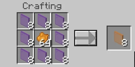 Glass Pane Recolor Recipe