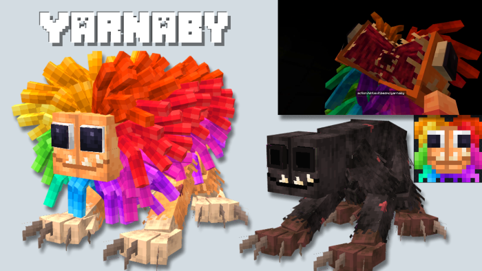 Yarnaby character mod designs.