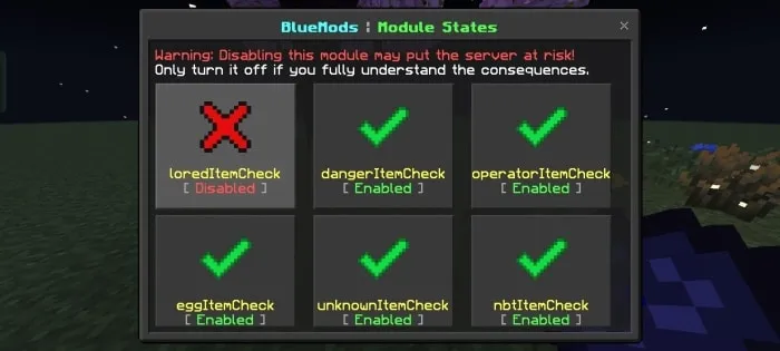 BlueMods AntiCheat screenshot №2
