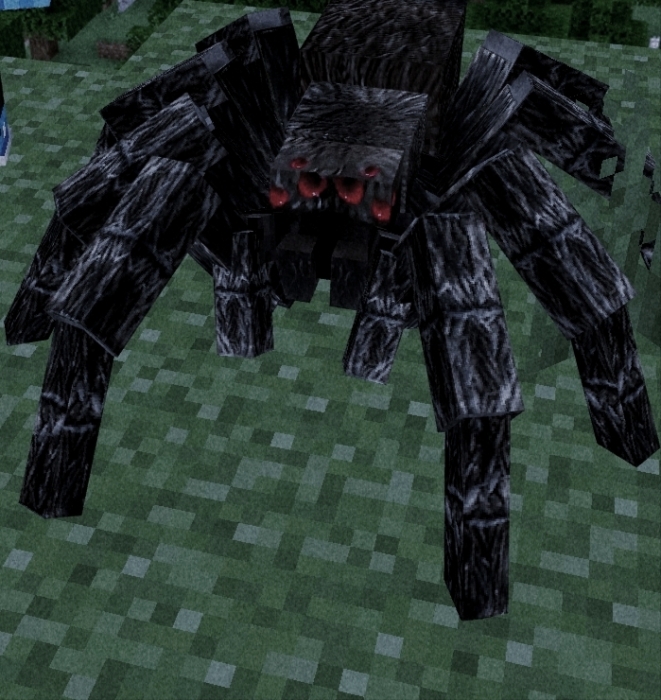 Realistic, frightening spider mod.