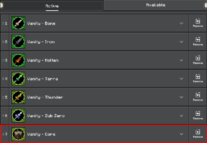 Vanity - Core screenshot 6