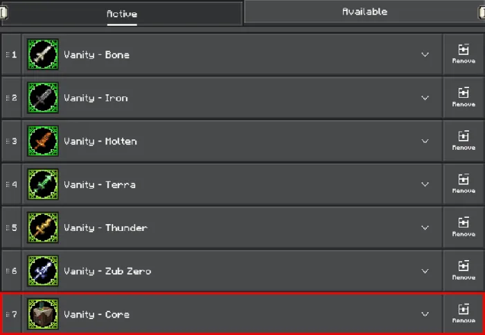 Vanity - Core screenshot 6