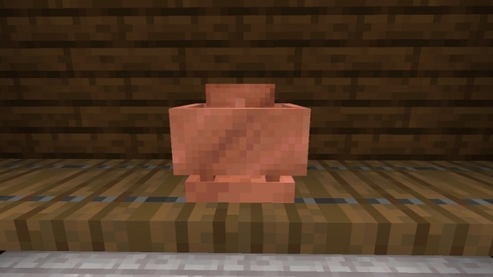 Copper Minecart Trophy