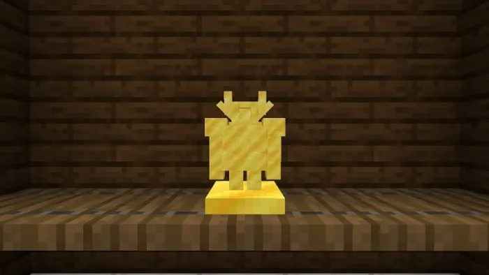 Golden Elder Golem Trophy