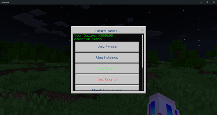 Virtual Crypto System screenshot №1