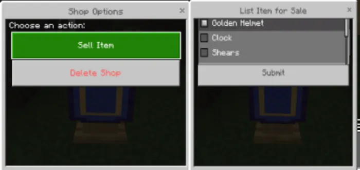 Item Shops Addon screenshot №4