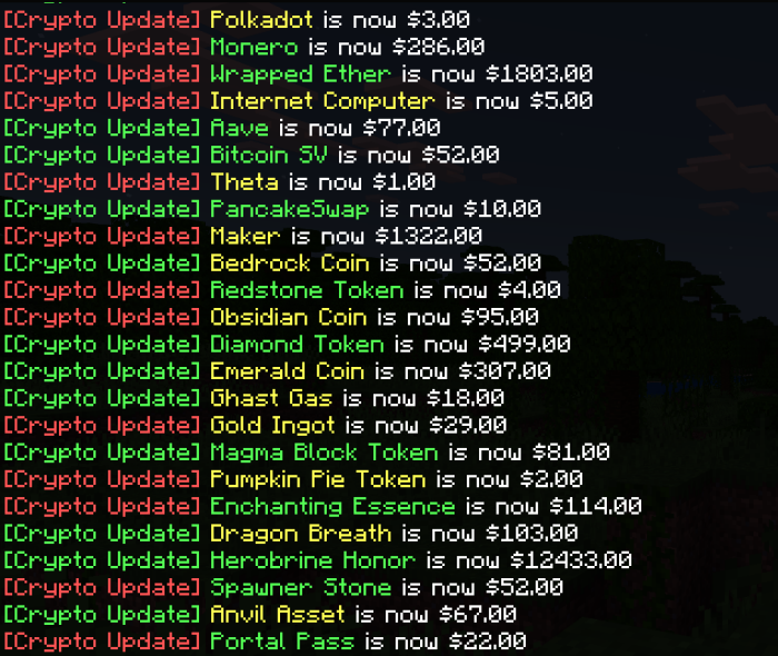Virtual Crypto System screenshot №0
