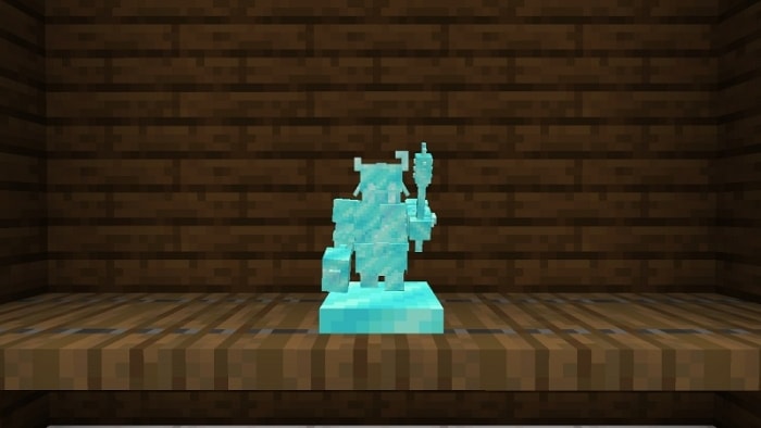 Diamond Piglin Chief Trophy