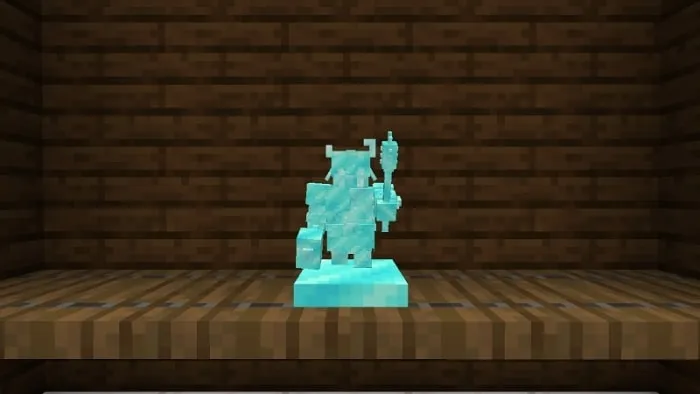 Diamond Piglin Chief Trophy